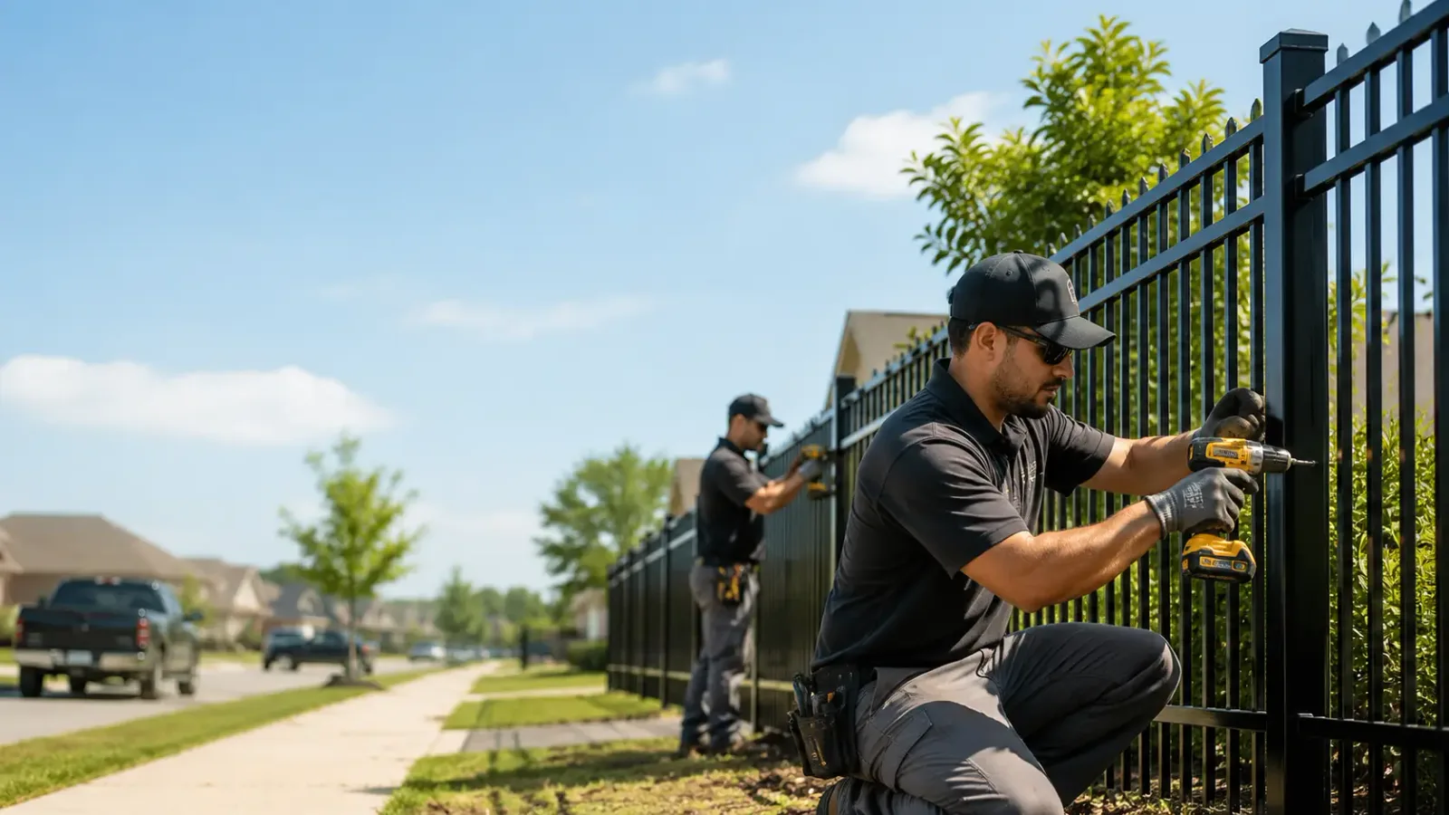 Metal Fence Installation in Powhatan, LA